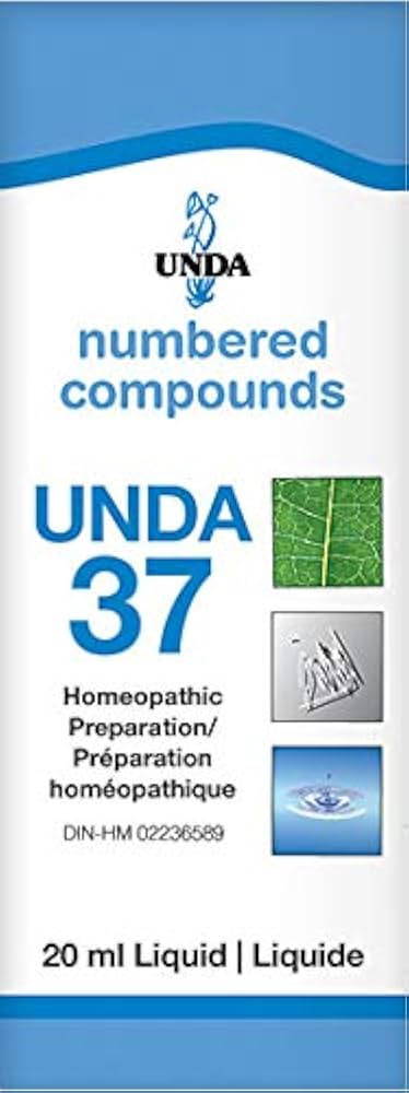 UNDA - UNDA 37 Numbered Compounds - Homeopathic Preparation